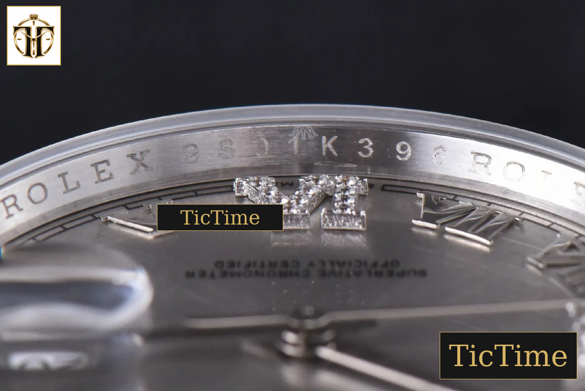 DateJust 36mm EWF SS Silver Dial Diamond Roma Marker Diamond Bezel Oyster Bracelet A3235 — foto 13