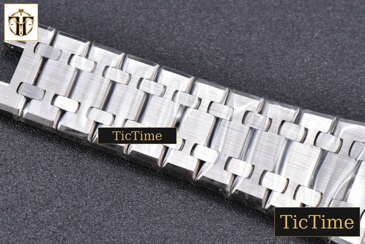 Royal Oak 15500 41mm OMF Black Textured Dial SS Bracelet V2 Miyota 9015 — foto 23