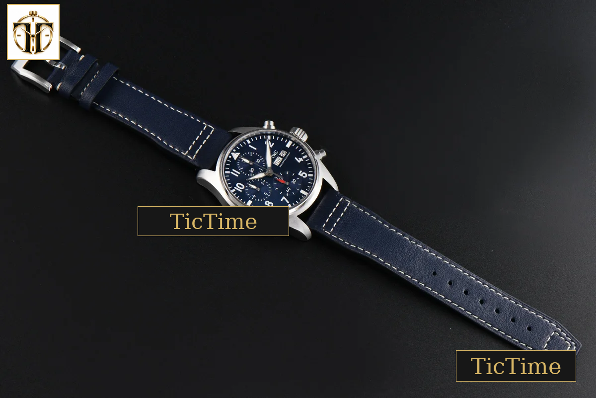 Pilot Chrono IW388101 41mm APSF Blue Dial Blue Leather Strap SA69385 — foto 30