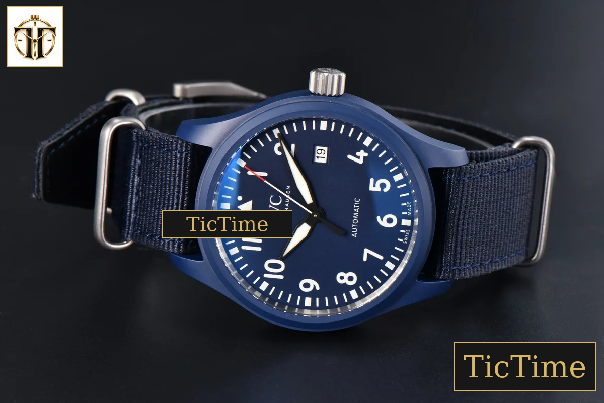 Laureus IW328101 41mm V7F Blue Ceramic Blue Dial Nylon Strap — foto 13