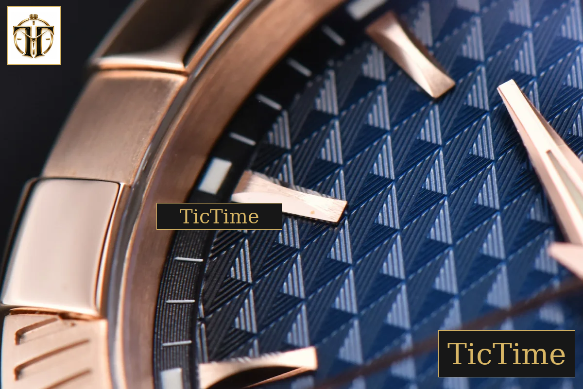 Constellation 38mm VSF RG/SS Blue Textured Dial RG/SS Bracelet A8500 — foto 9