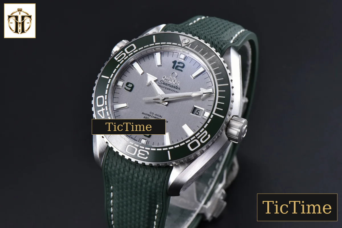 Planet Ocean 43.5mm VSF Green Gray Dial Rubber Strap A8900 — foto 4
