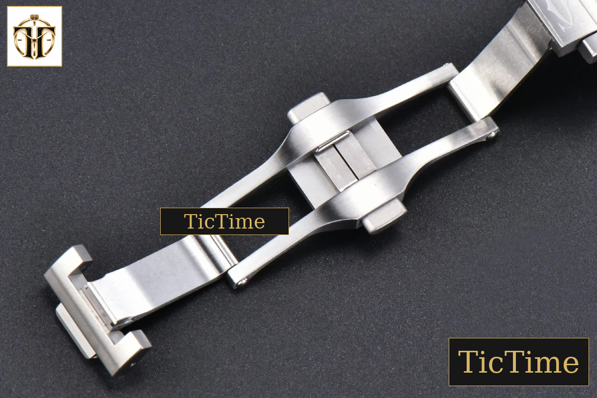 Santos de Cartier Medium 35mm BVF SS Blue Dial SS Bracelet Miyota 9039 — foto 24