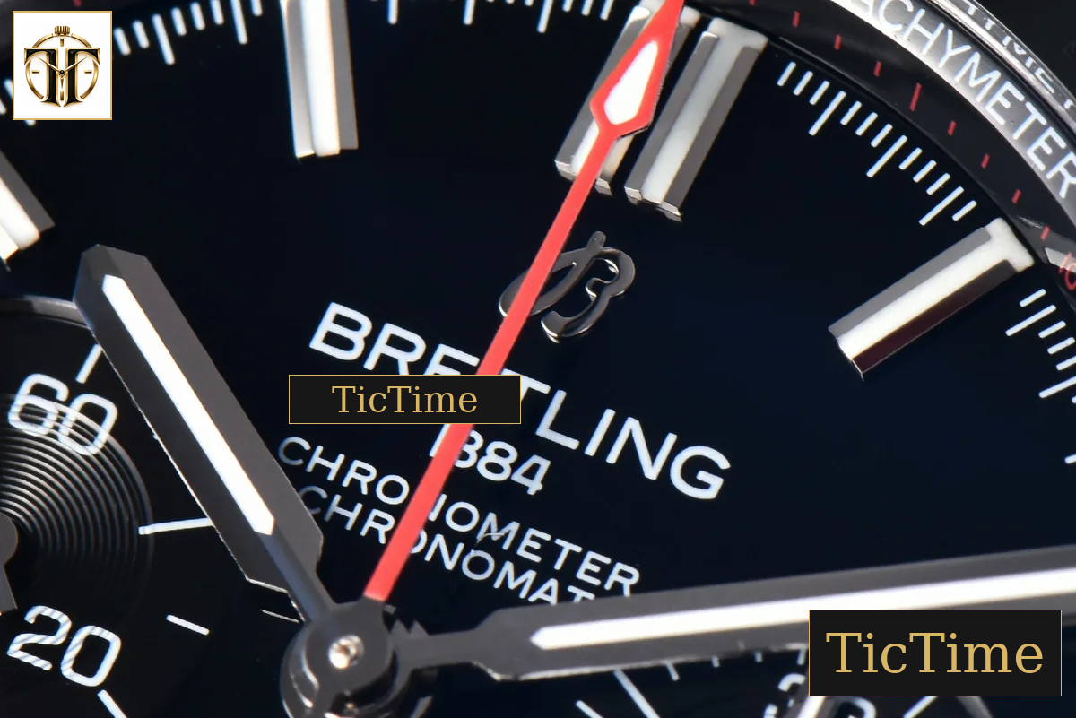 Chronomat B01 44mm BLSF Black Bezel Black Dial Rubber Strap 7750 — foto 5