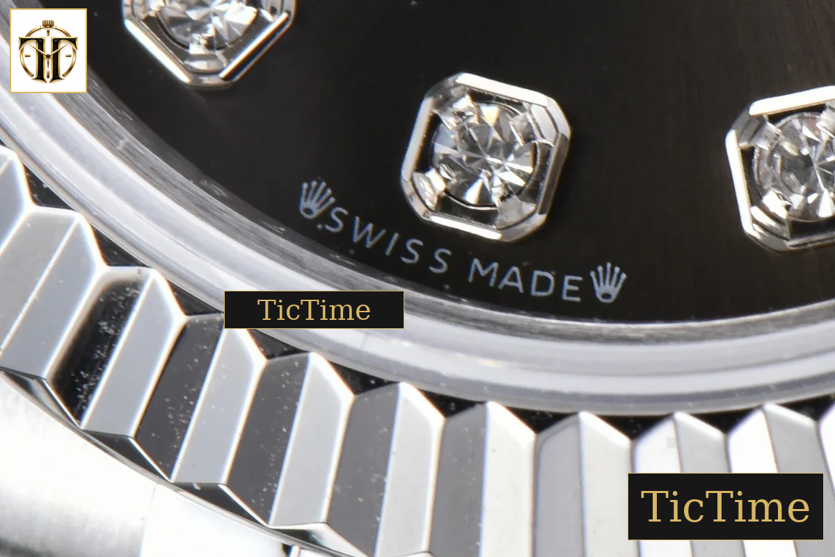 DateJust 31mm WF Gray Dial Diamond Marker Jubilee Bracelet A2671 — foto 14