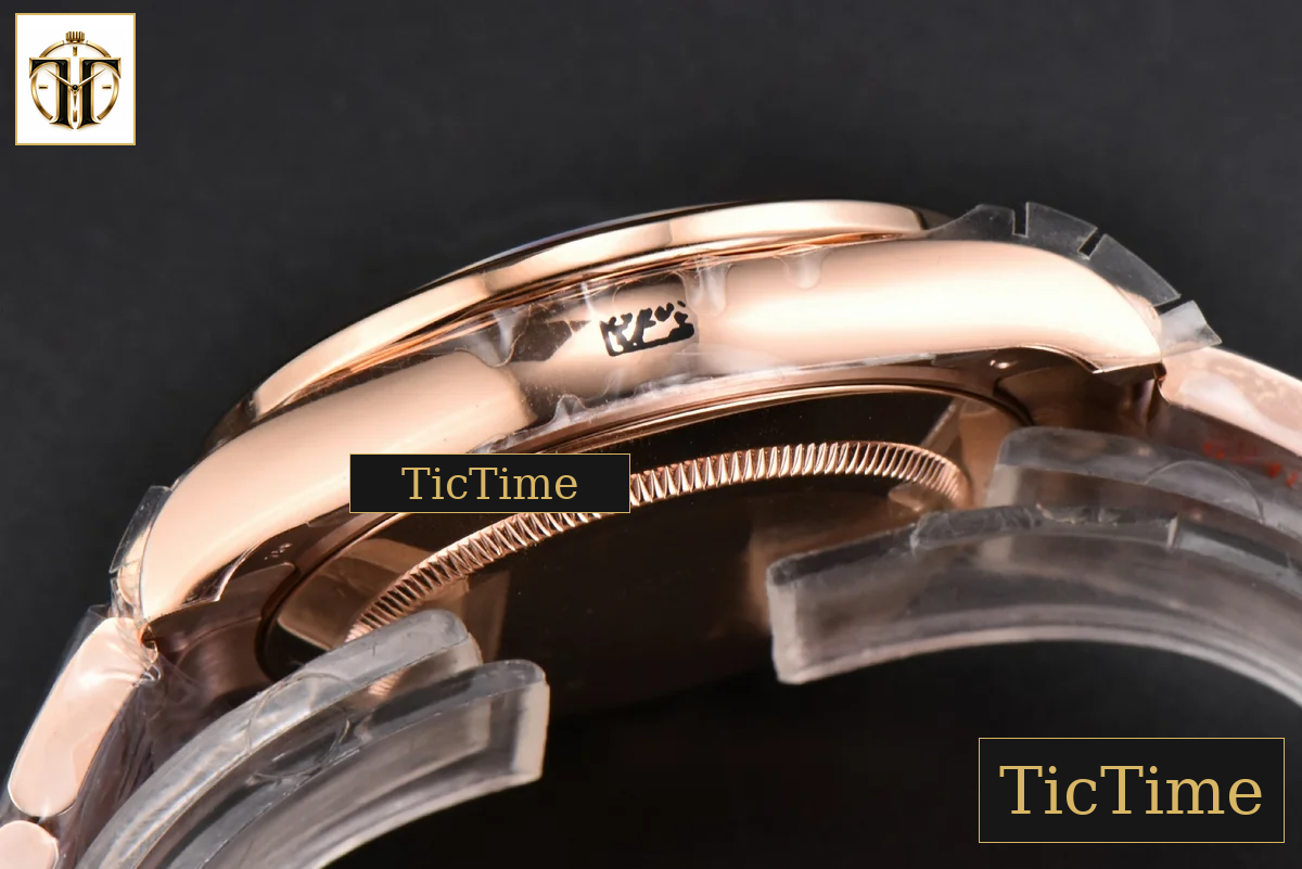 Daytona 116595 King Factory RG Rainbow Diamond Black Dial RG Bracelet A7750 — foto 18