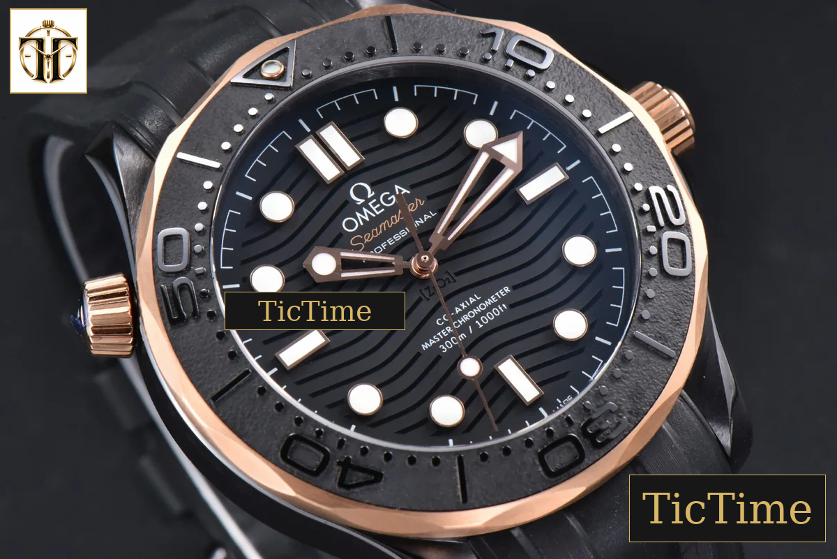 Seamaster Diver 300M 43.5mm VSF RG Nekton Ceramic Black Dial Black Rubber Strap VS8806 — foto 12