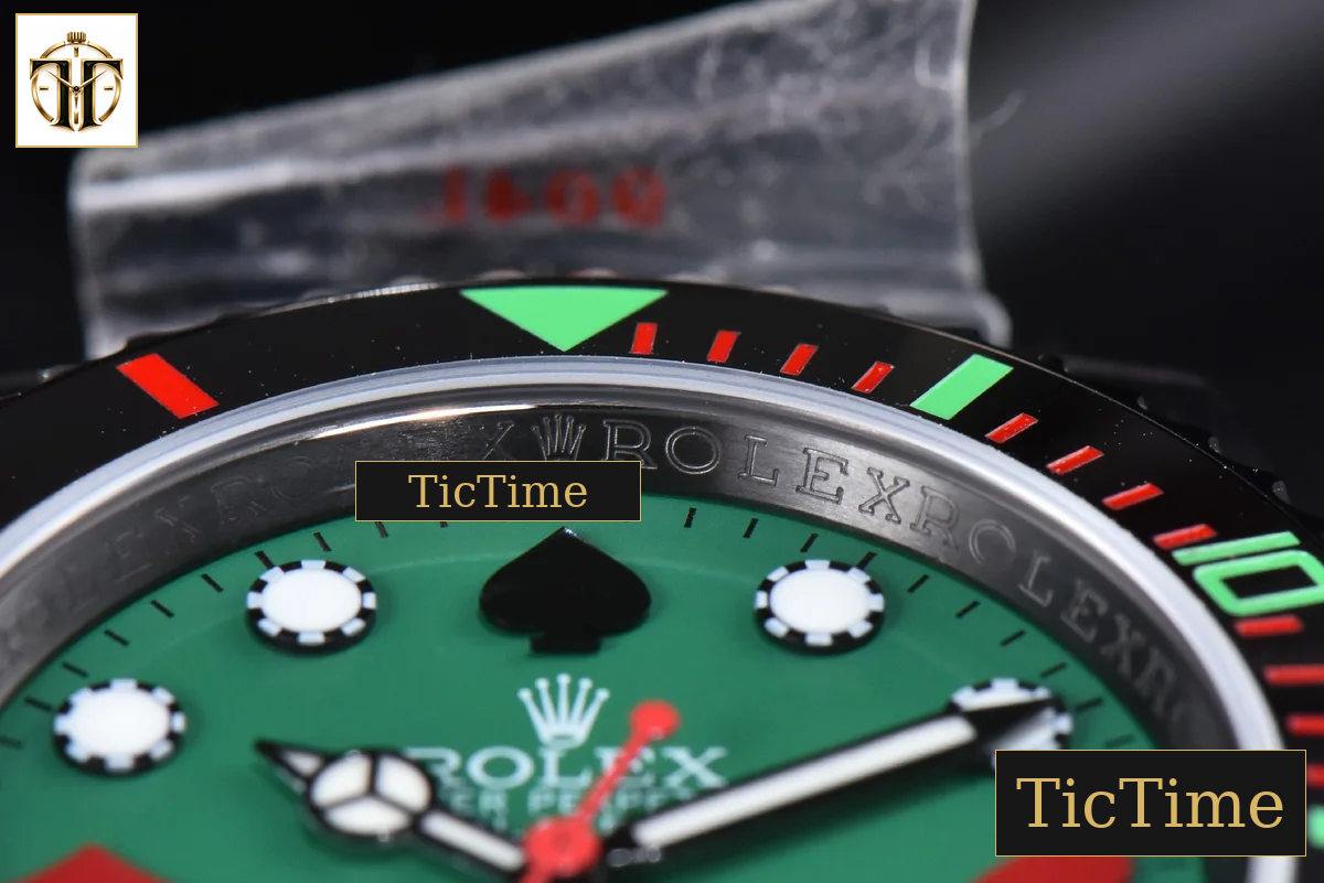 Blaken Submariner LN 116610 IPKF Green Dial PVD Bracelet A2836 — foto 25