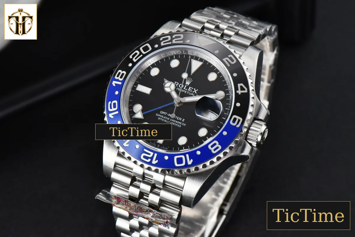 GMT-Master II BLNR 126710 Clean Factory Black/Blue Ceramic Jubilee Bracelet V3 DD3285 — foto 4