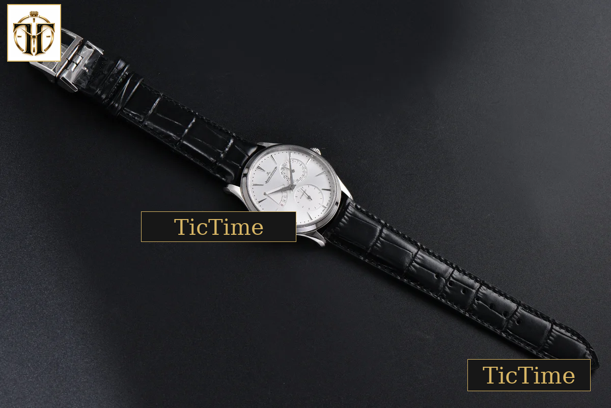 Master Ultra Thin Power Reserve 39mm APSF Silver Dial Black Leather Strap DD938 — foto 32