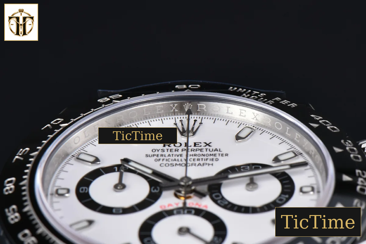 Daytona 116500 40mm APSF SS Panda White Dial Ceramic Bezel SS Bracelet SH4130 — foto 13
