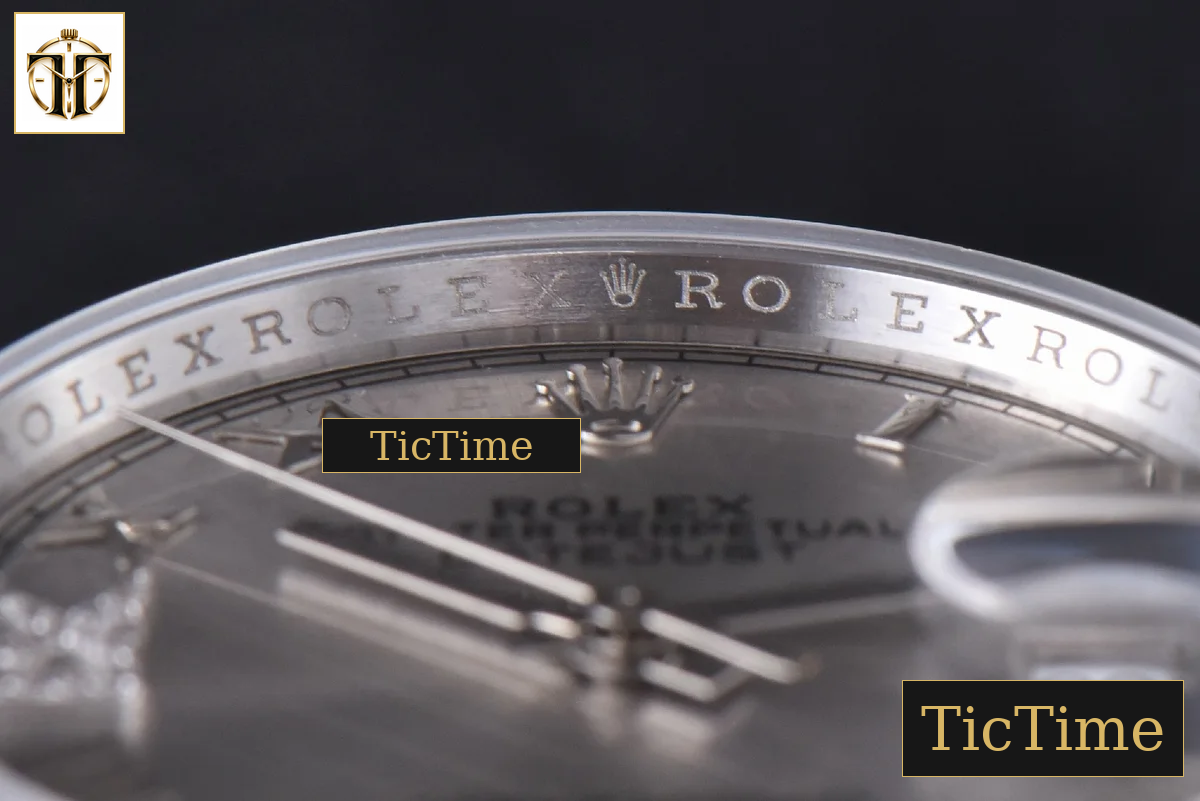 DateJust 36mm EWF SS Silver Dial Diamond Roma Marker Diamond Bezel Oyster Bracelet A3235 — foto 12