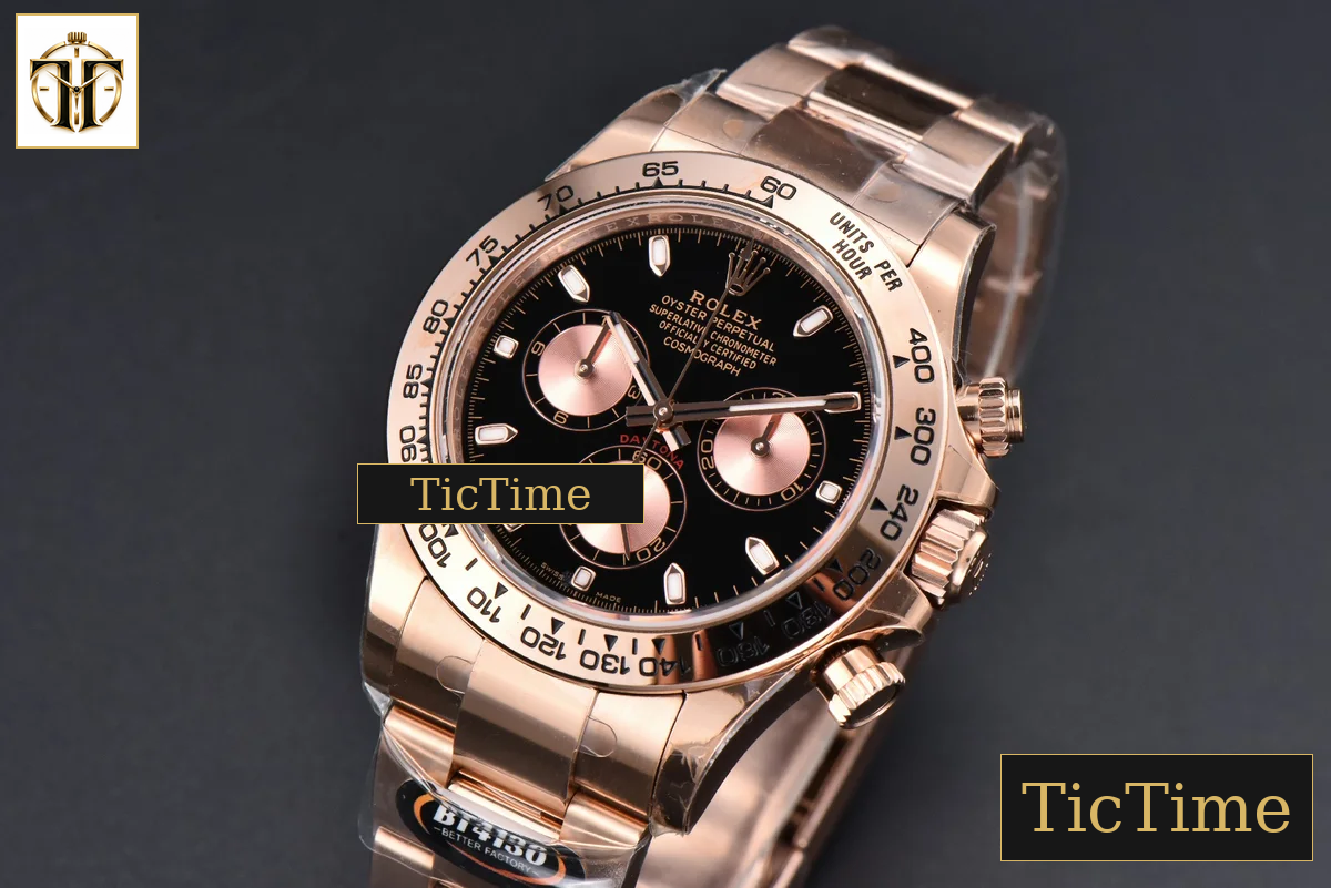 Daytona 116505 40mm BTF Black Dial RG Subdial RG Bracelet SA4130 — foto 4