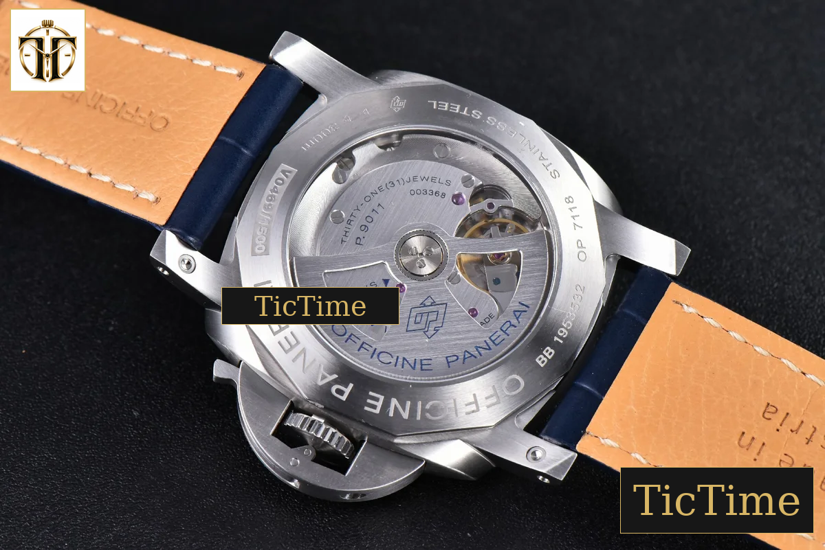 Luminor GMT PAM1033 44mm VSF Blue Dial Blue Leather Strap P9011 — foto 13