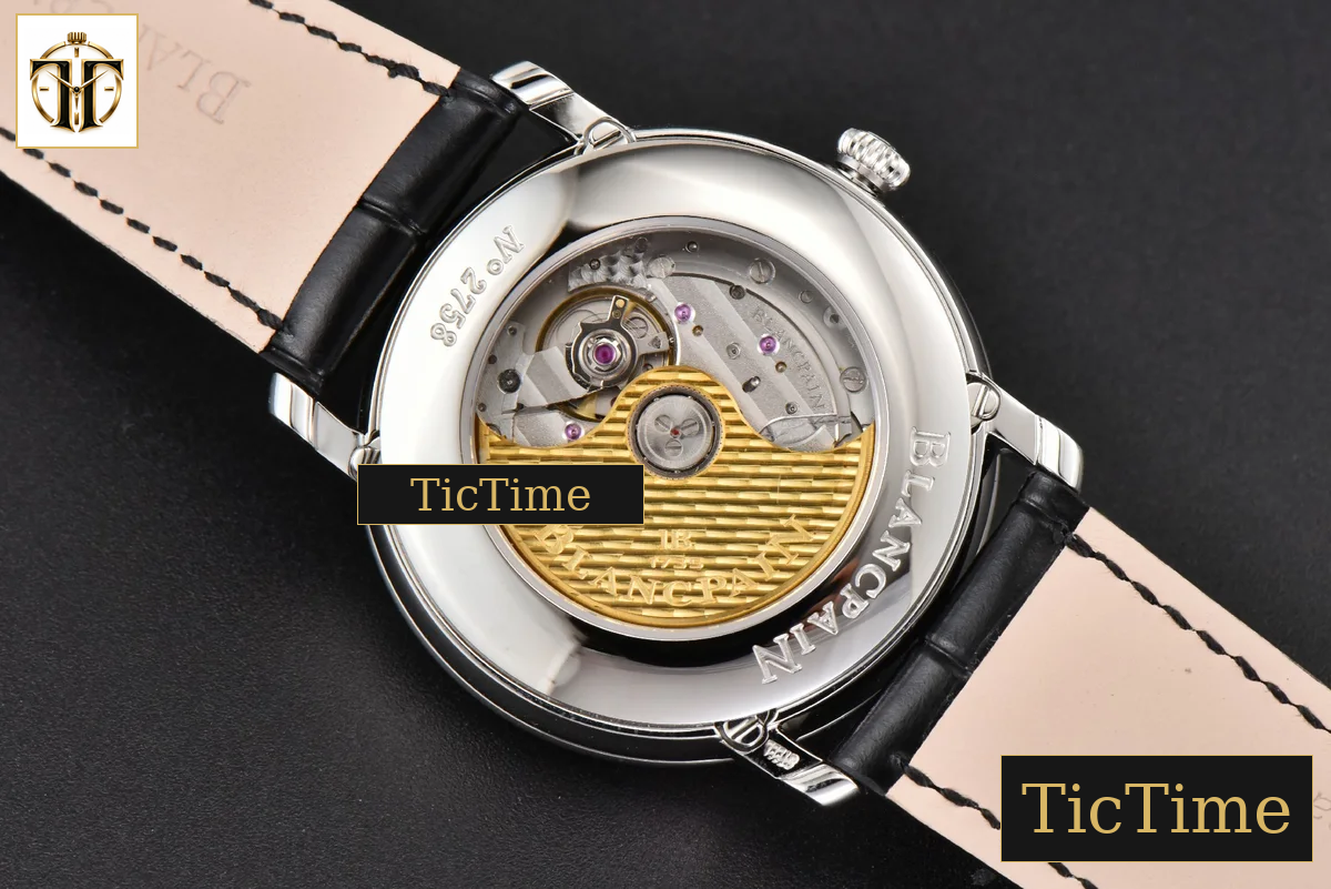 Villeret Complicated Function 6654 40mm OMF White Dial Black Leather Strap V3 A6654 — foto 15