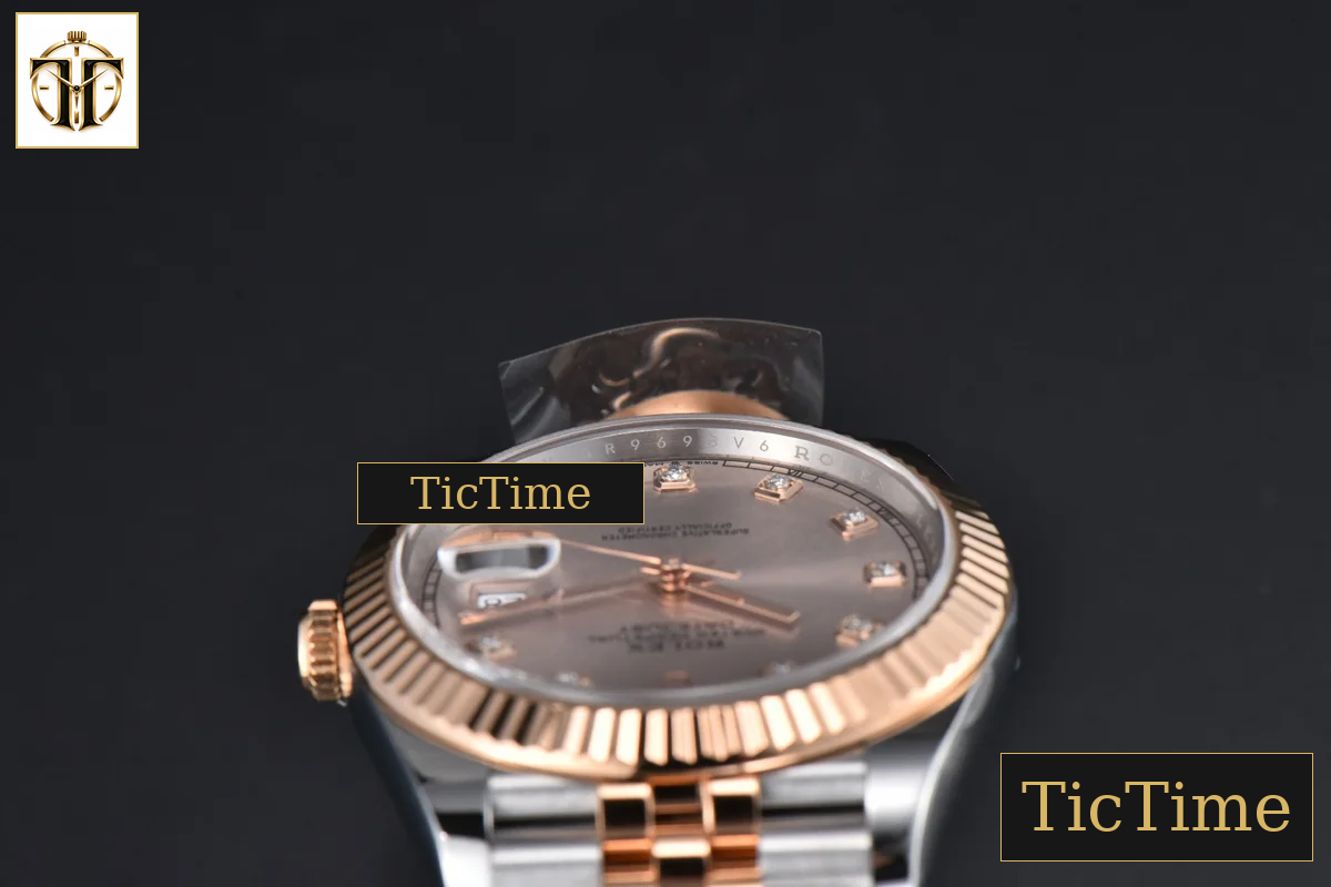 DateJust 126331 41mm Clean Factory RG/SS RG Dial Diamond Marker Jubilee Bracelet VR3235 — foto 13