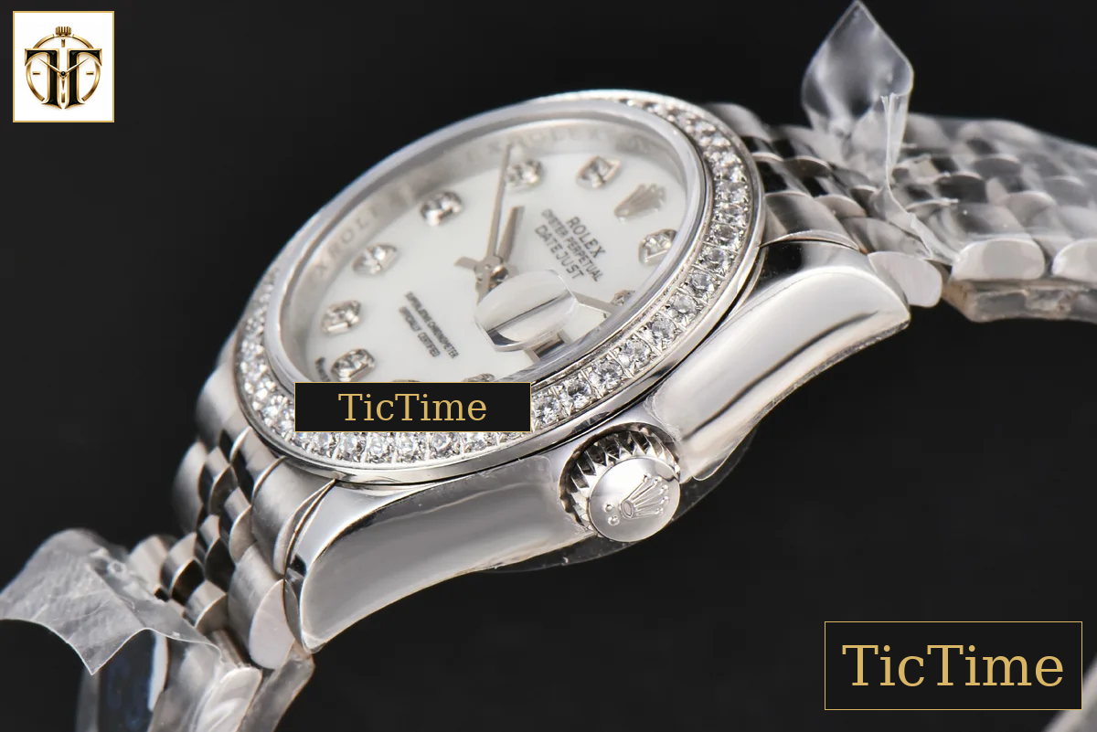 DateJust Ladies 28mm WF Diamond MOP Dial Diamond Marker Jubilee Bracelet A2236 — foto 12