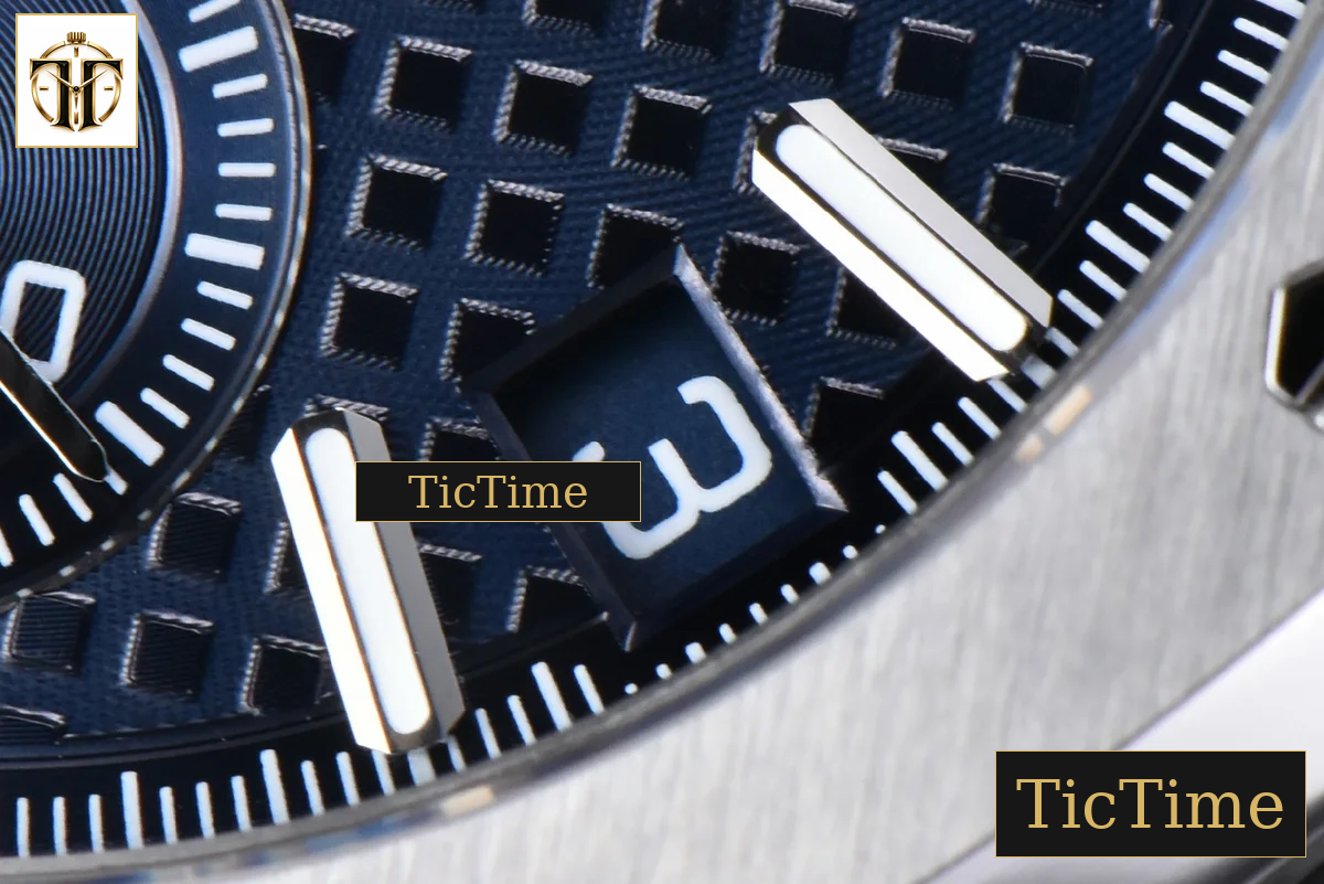 Royal Oak Chronograph 26240 41mm APSF Blue Checkered Blue Subdial SS Bracelet V1 SH4401 — foto 9