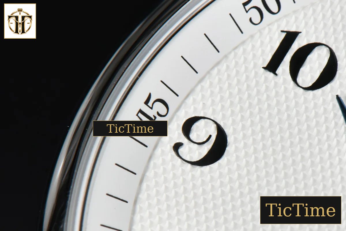Master Moonphase 40mm GF White Dial Digital Marker Brown Leather Strap A899 — foto 6