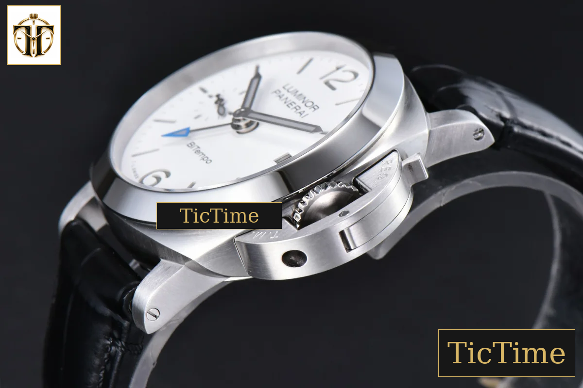 Luminor Quaranta BiTempo PAM1367 40mm VSF White Dial Leather Strap P900 — foto 11