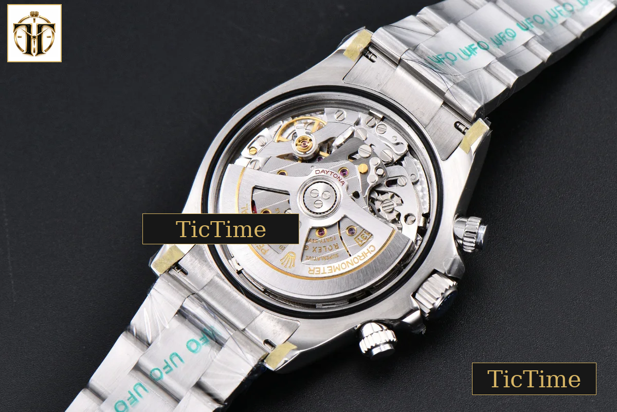 Daytona Panda UFO 904L 126500 40mm UF White Dial SS Braclet Free Sprung UF4131 — foto 20