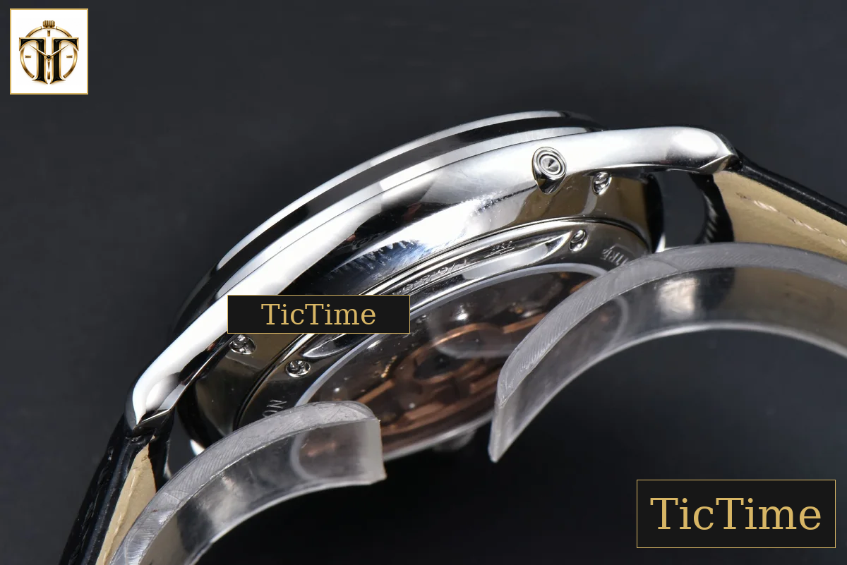 Master Ultra Thin Perpetual Calendar 39mm VRF SS grey Dial Black Leather Strap MY9015 — foto 15