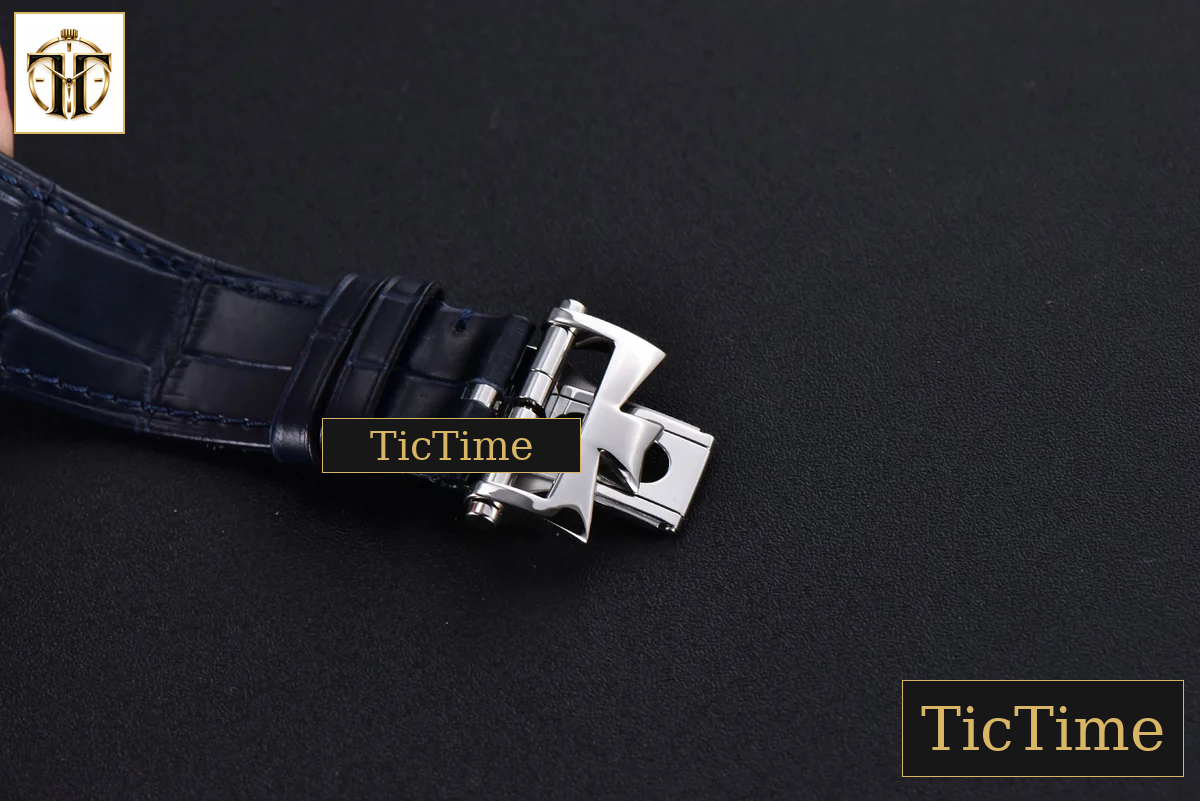 Overseas 47040 42mm MKF Blue Dial Leather Strap 9015 — foto 18