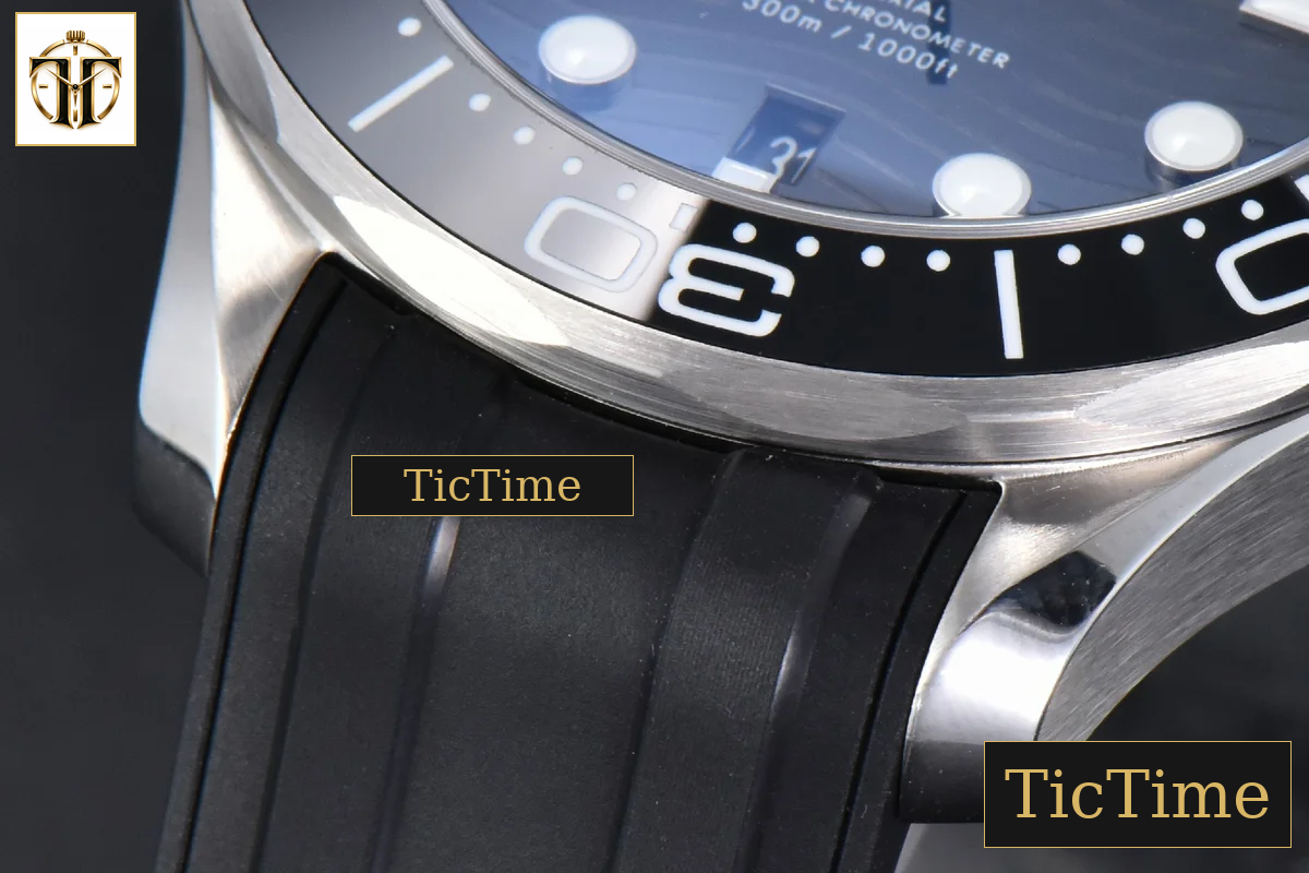 Seamaster Diver 300M 42mm ZF Black Ceramic Black Dial Black Rubber Strap A8800 — foto 9