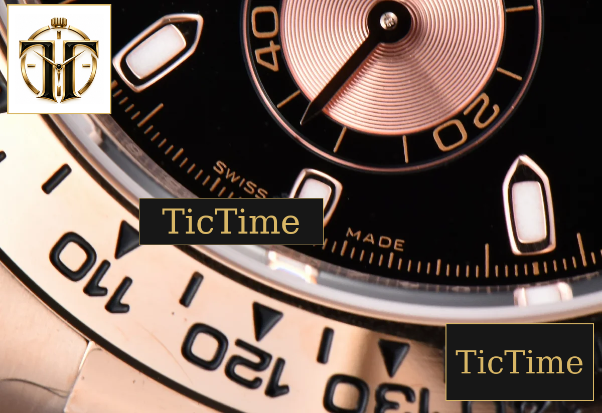 Daytona 116505 40mm BTF Black Dial RG Subdial RG Bracelet SA4130 — foto 9