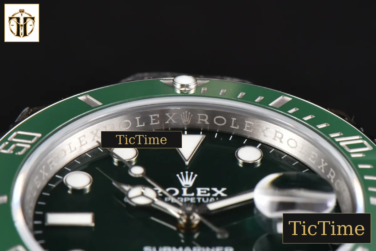 Submariner LV 40m 116610 40.5mm King Factory Green Ceramic Green Dial SS Bracelet VS3135 — foto 13