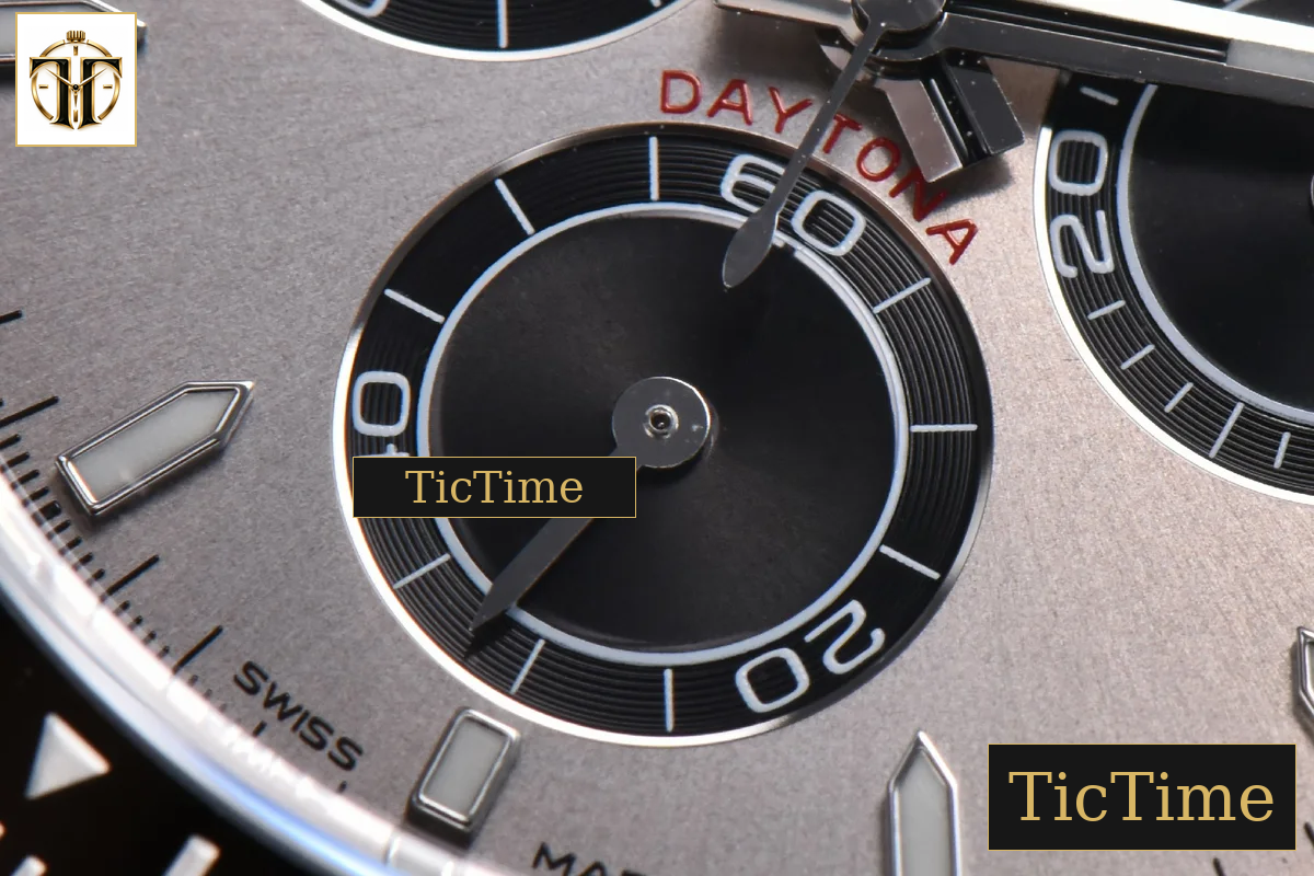 Daytona 904L 126519 40mm Clean Factory Gray Dial Black Bezel Oysterflex Strap DD4131 — foto 9