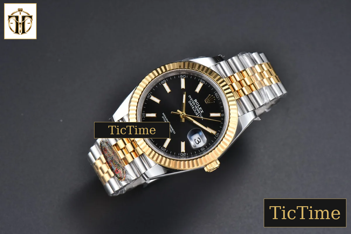 DateJust 126333 41mm Clean Factory YG/SS Black Dial Jubilee Bracelet VR3235 — foto 3