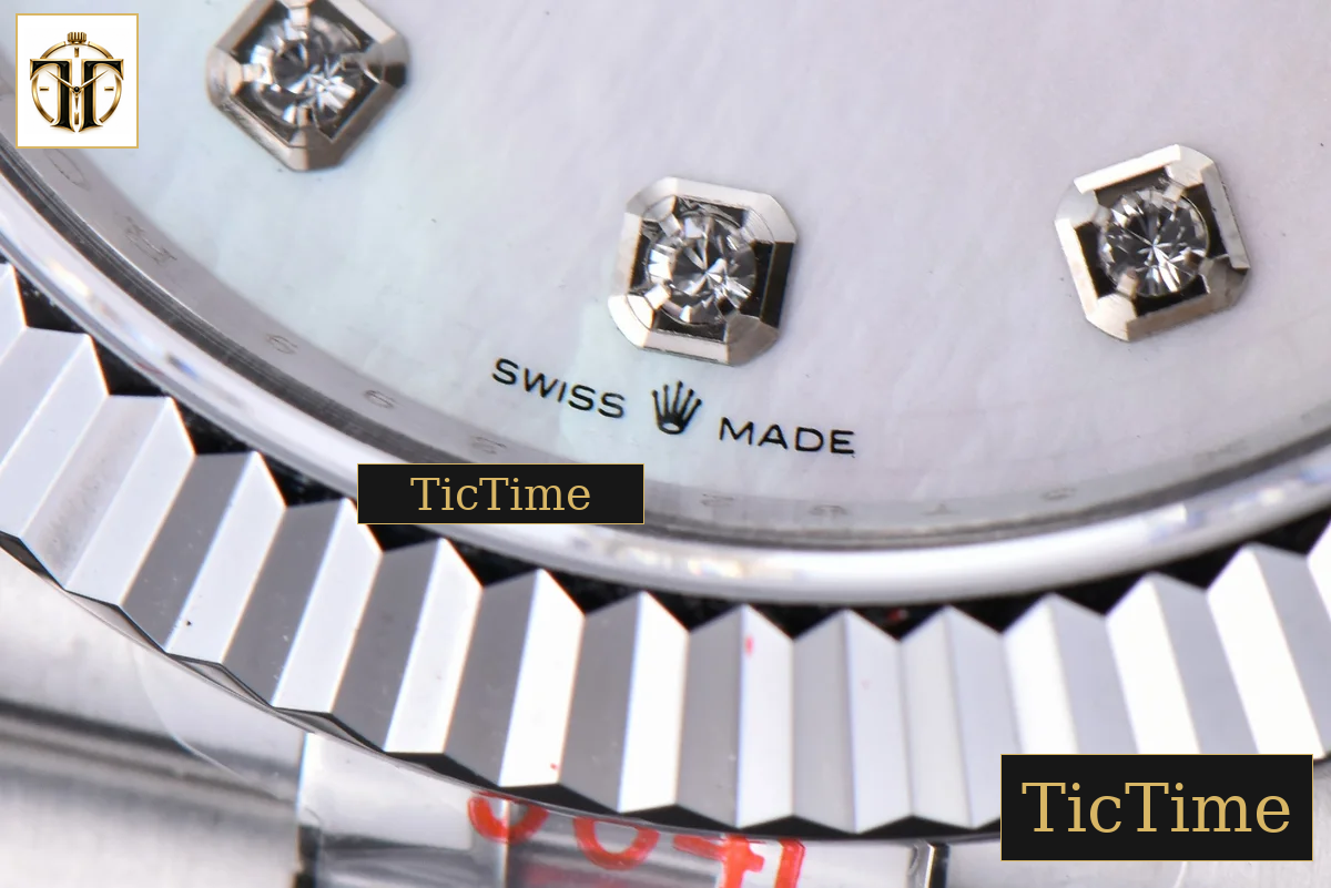 Datejust 41mm GMF SS White Dial Diamond Marker Fluted Bezel Jubille Bracelet VR3235 — foto 8