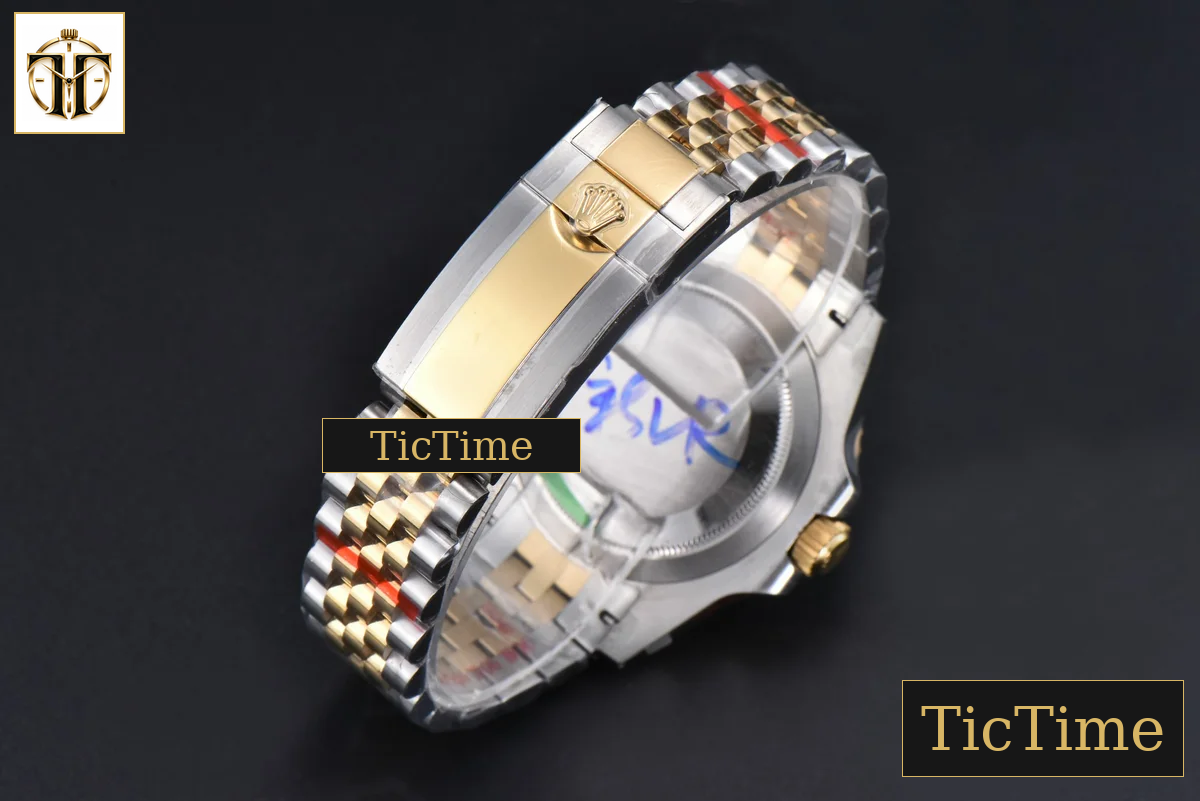 GMT Master II 904L 126713 40mm GMF YG/SS Black/Gray Bezel Black Dial Jubilee Bracelet SH3285 — foto 39