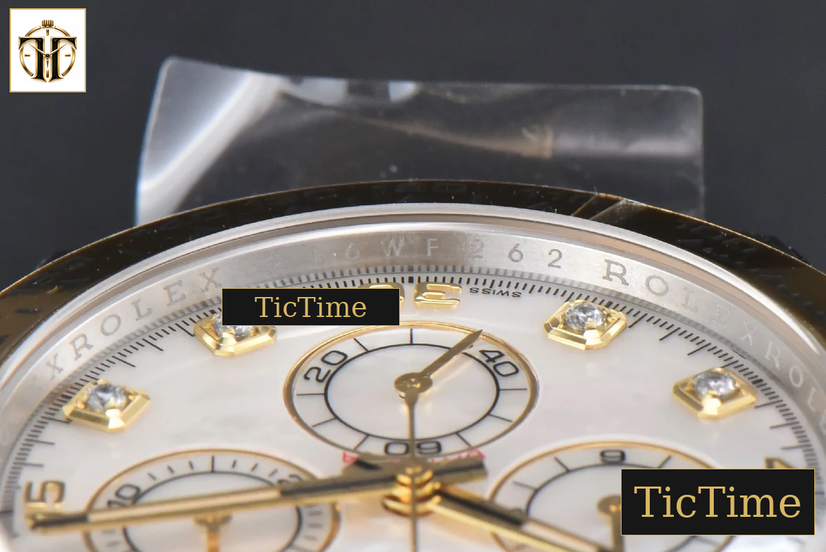 Daytona 116503 40mm Clean Factory YG/SS MOP Dial Diamond Marker YG/SS Bracelet A4130 — foto 14