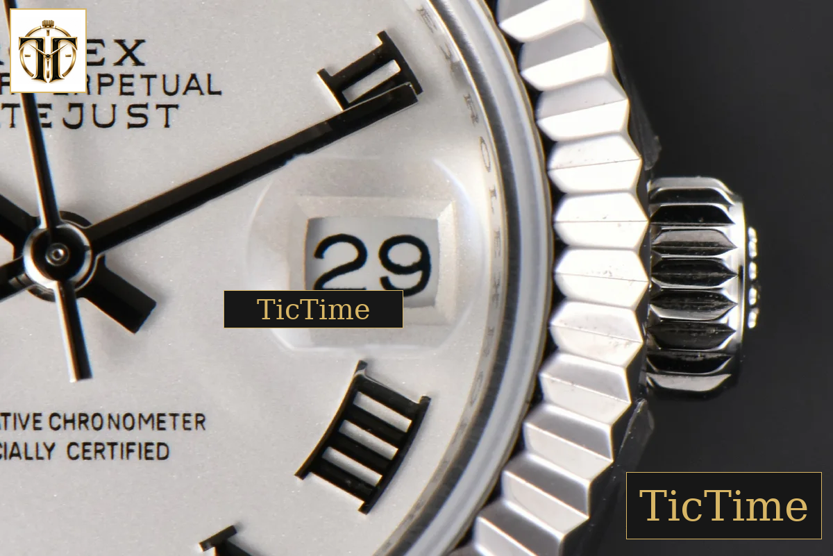 DateJust Ladies 28mm WF White Dial Roma Marker Jubilee Bracelet A2236 — foto 10