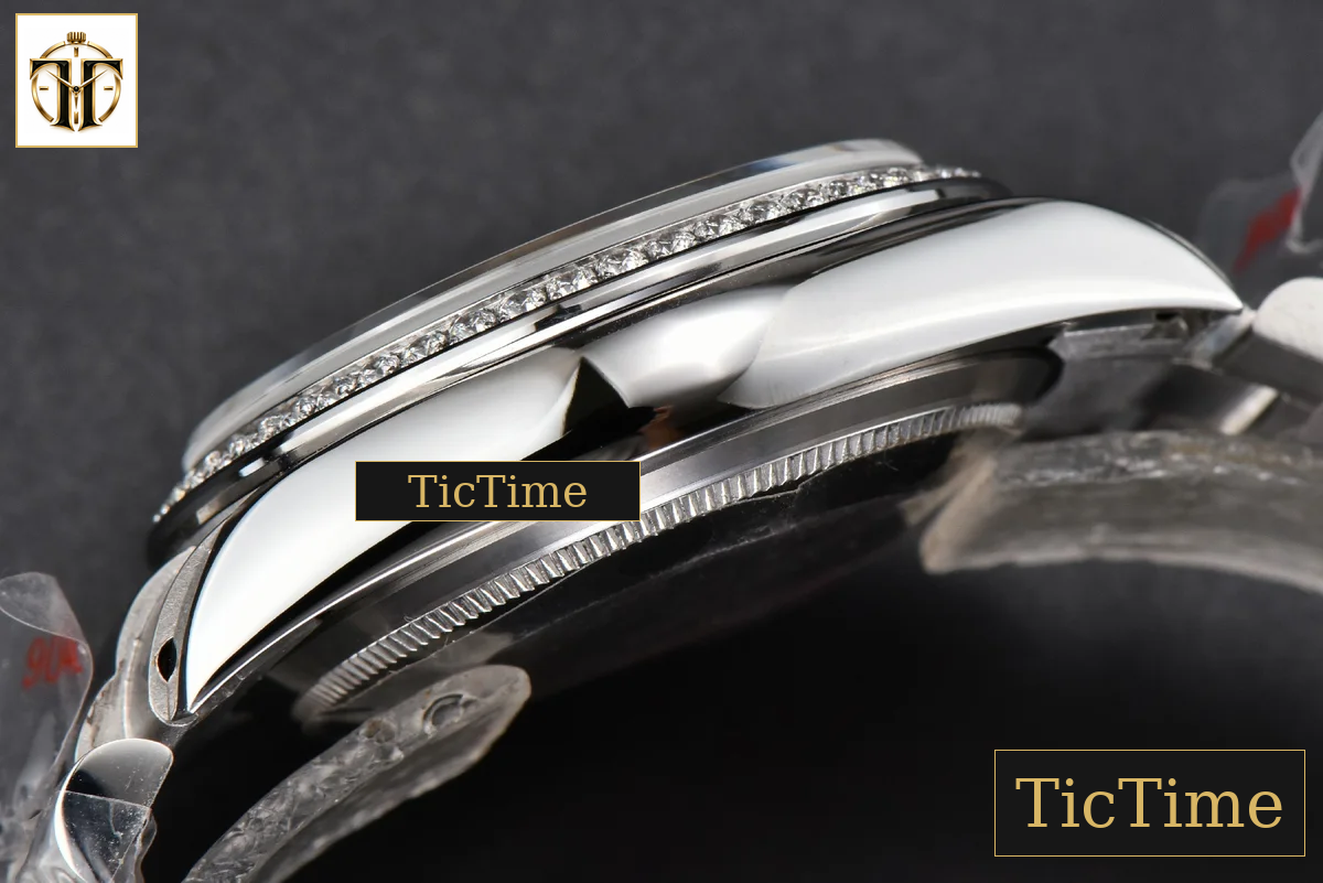 Daydate 36mm GMF Diamond Meteorite Dial Diamond Marker SS Bracelet A3235 — foto 16