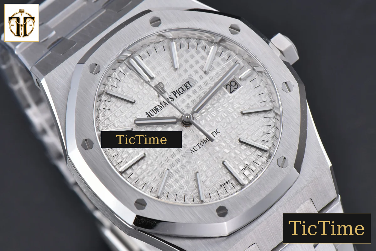 Royal Oak 15400 41mm IPF White Textured Dial SS Bracelet SA3120 — foto 13