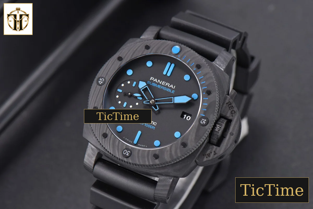 Carbotech Submersible PAM960 42mm VSF Black Dial Rubber Strap Asia XXXIV — foto 4