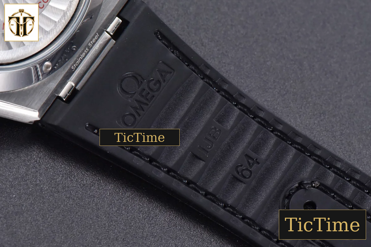 Constellation 41mm VSF Black Ceramic Black Dial Black Gummy Strap A8900 — foto 29