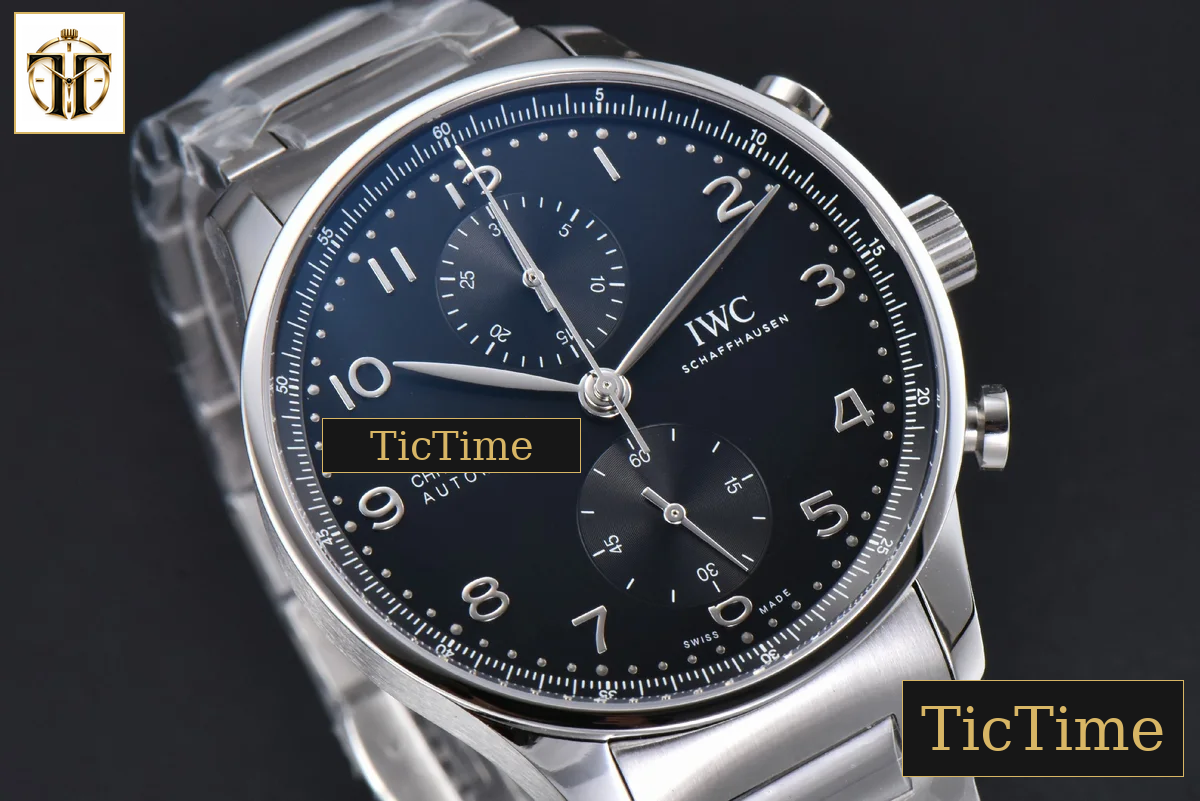 Portuguese IW371609 41mm ZF Black Dial SS Bracelet A96355 — foto 6