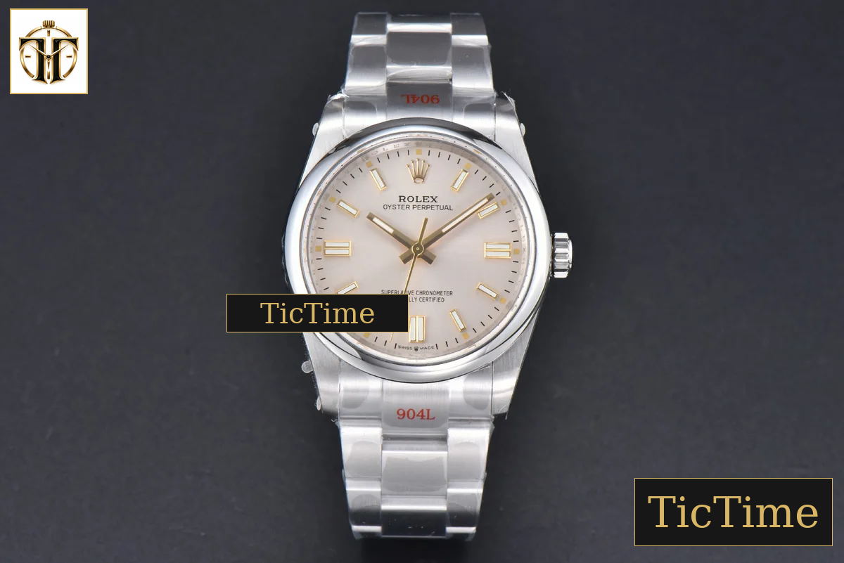 Oyster Perpetual 904L 126000 36mm GMF Silver Dial SS Bracelet VR3230 — foto 3