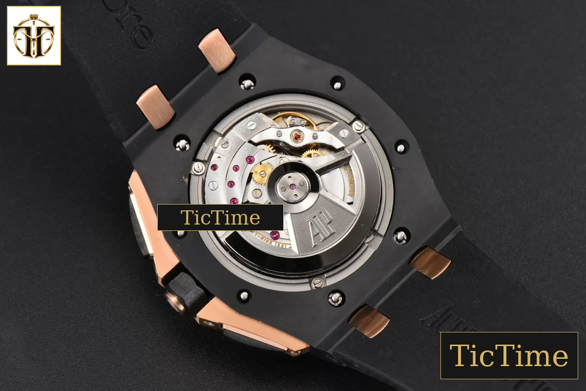 Royal Oak Offshore 26405 44mm RSF RG Gray Dial Silver Subdial Black Rubber Strap A3126 — foto 19