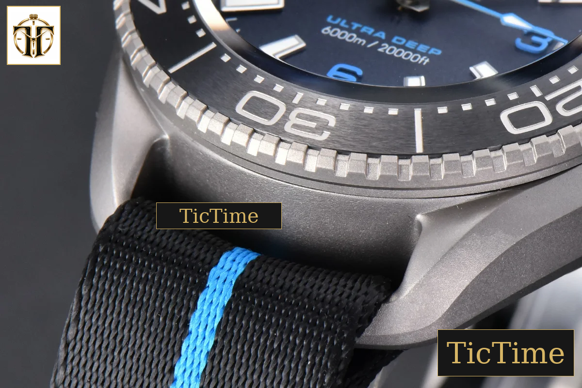 Seamaster Ultra Deep 6000M 45.5mm VSF Titanium Black Dial Nylon Strap A8912 — foto 7