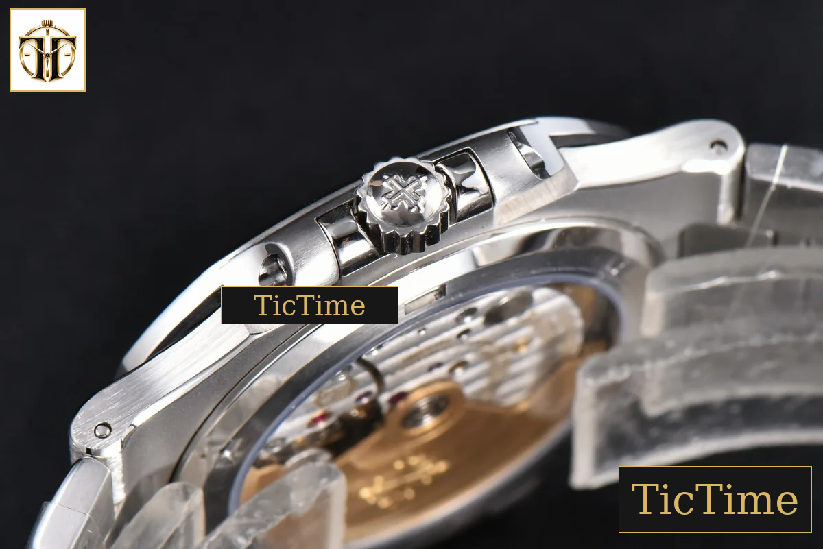 Nautilus 5711 40mm 3KF White Dial SS Bracelet V3 A324 — foto 6