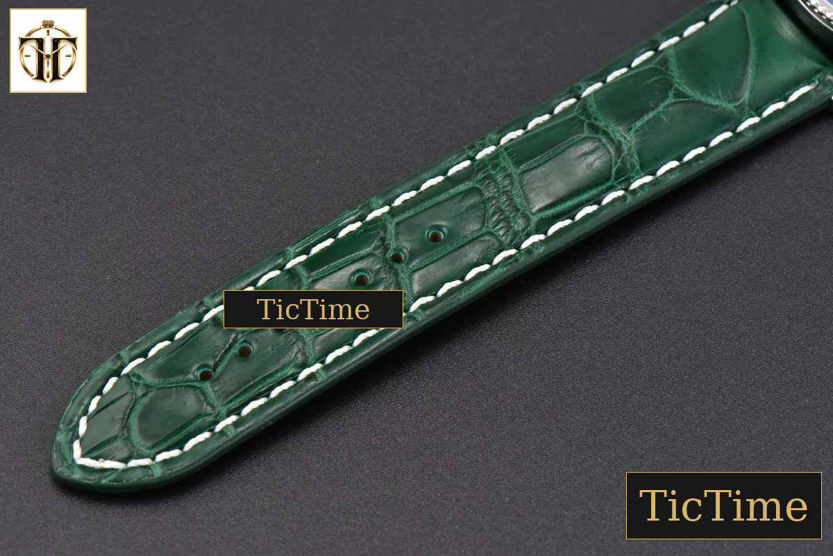 Navitimer 41mm TF Green Dial Green Leather Strap 2824 — foto 26