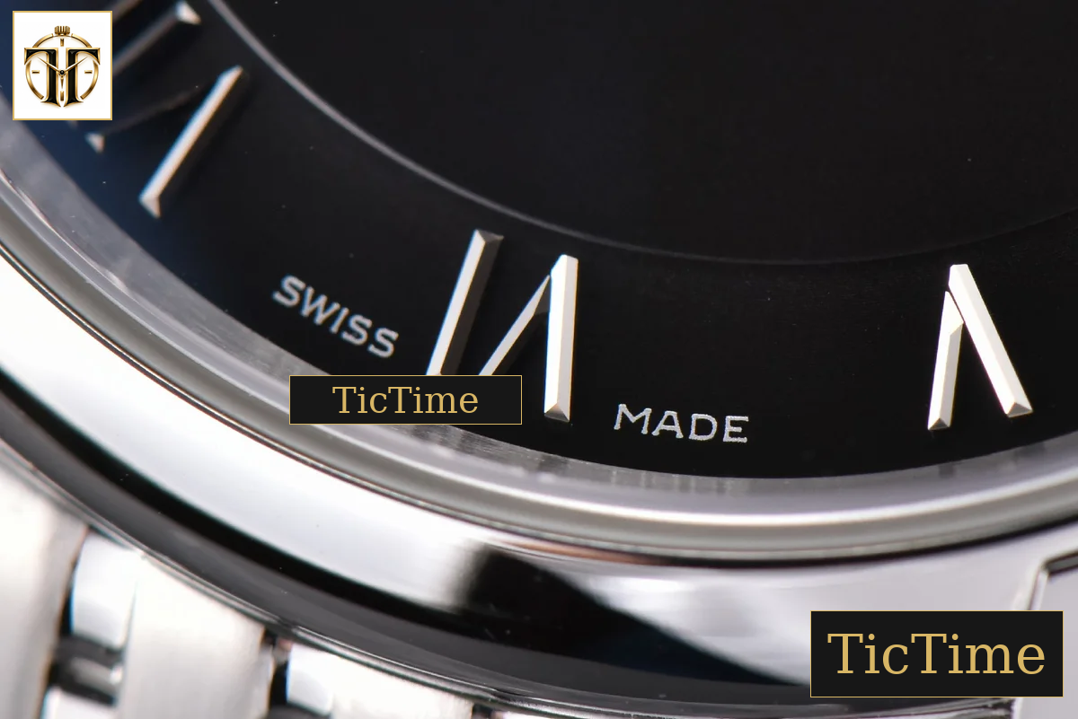 De Ville Hour Vision 41mm VSF Black Dial Stick Marker SS Bracelet A8500 — foto 7