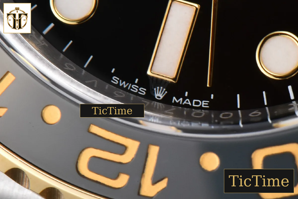GMT Master II 126713 40mm Clean Factory YG/SS Black/Gray Bezel Black Dial Jubilee Bracelet DD3285 — foto 8