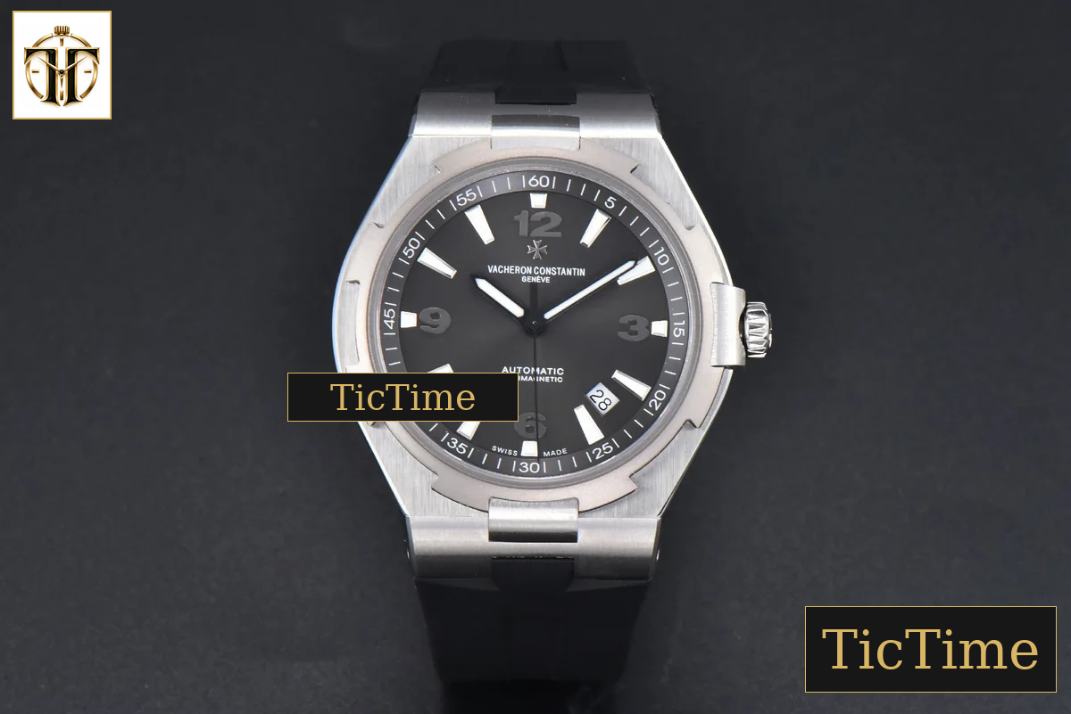 Overseas 47040 42mm PPF Gray Dial Black Rubber Strap A1226 — foto 3