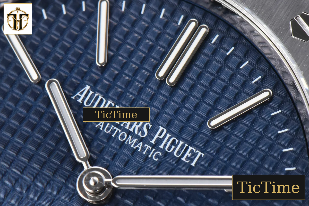 Royal Oak “50th Anniversary” 16202 39mm ZF Blue Textured Dial SS Bracelet A7121 — foto 6